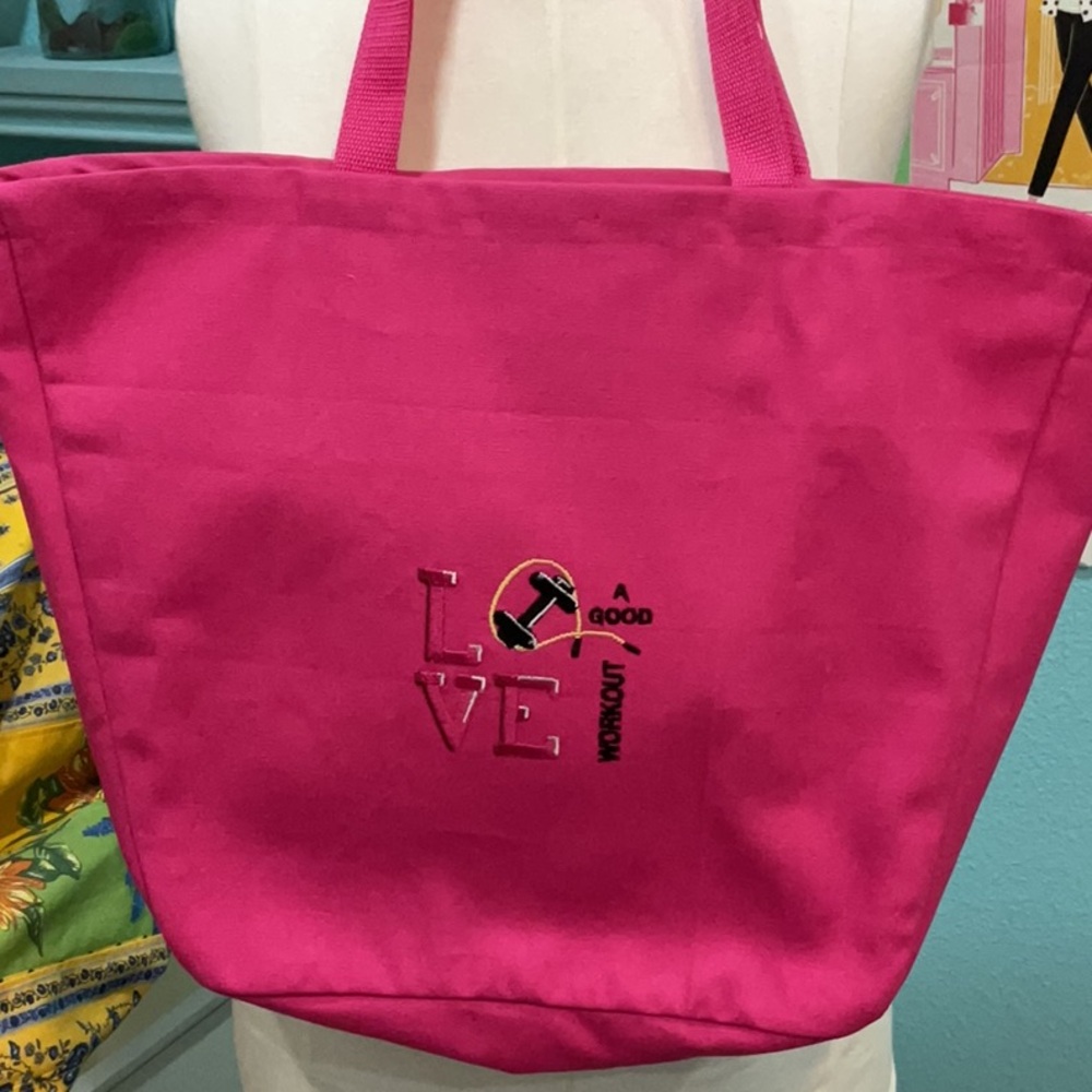 Hot pink Gym Tote